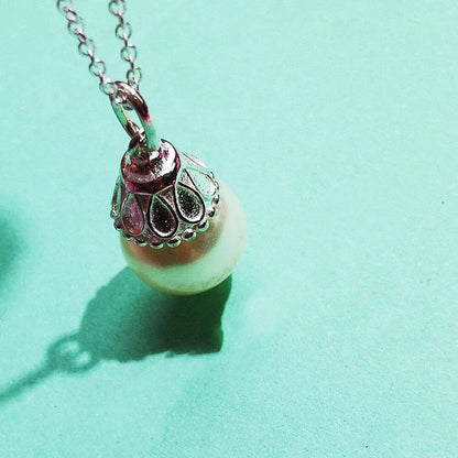 [Reverie Jewels]PEARL PENDANT GATSBY ZIEGFELD PEARL SILVER NECKLACE