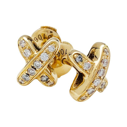 [⭐Reverie Jewels]JEUX DE GOLD DIAMOND EARRINGS