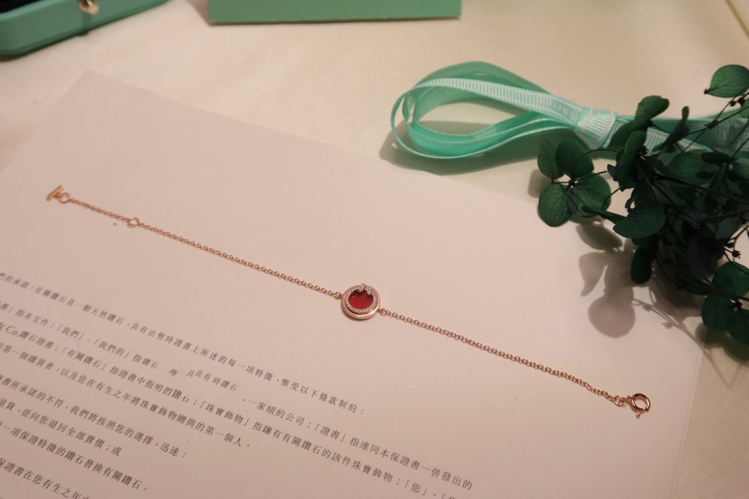 [Reverie Jewels]DIAMOND CIRCLE PINK GOLD BRACELET