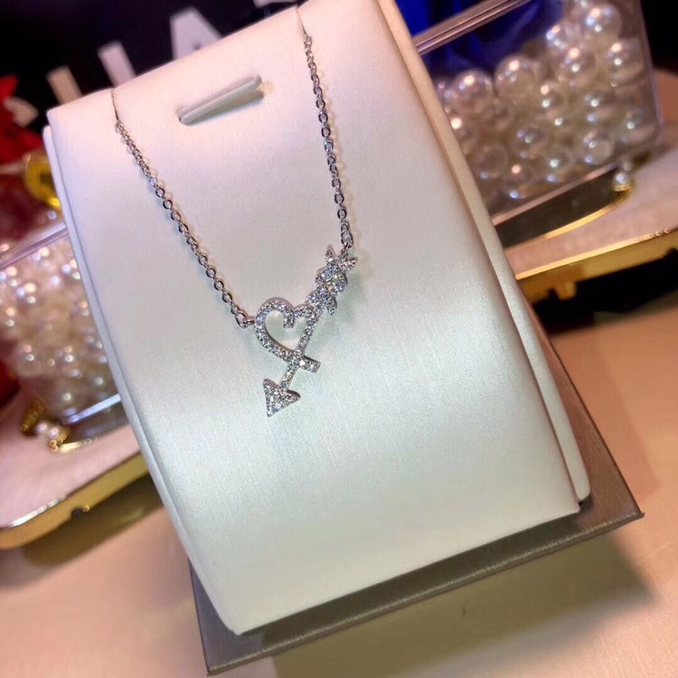[Reverie Jewels]COLGANTE HEART & ARROW NECKLACE