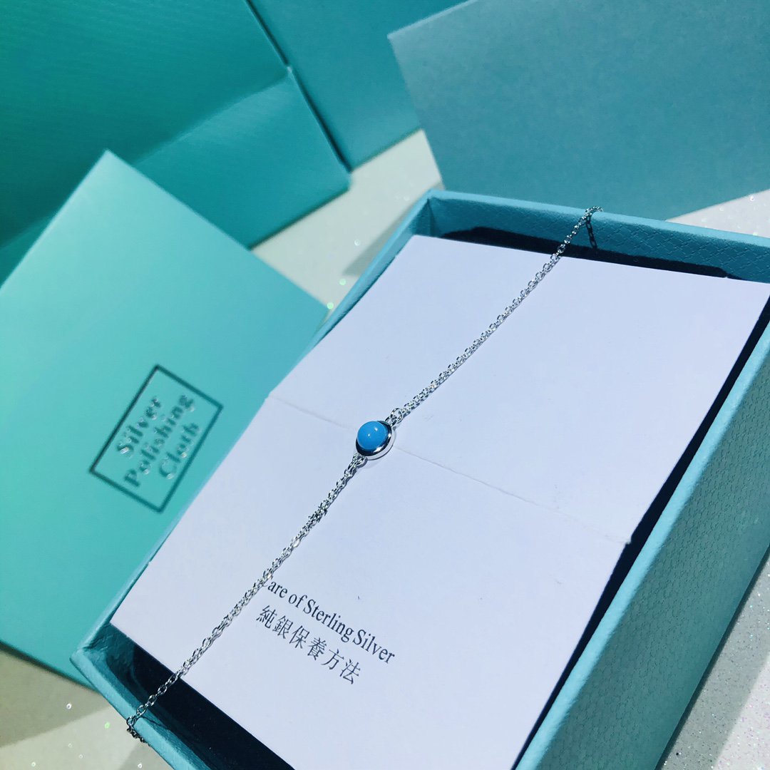 [Reverie Jewels]YARD TURQUOISE NECKLACE SILVER