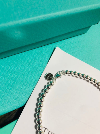 [Reverie Jewels]LOVE TIFFANY RED HEART TAG BEAD BRACELET