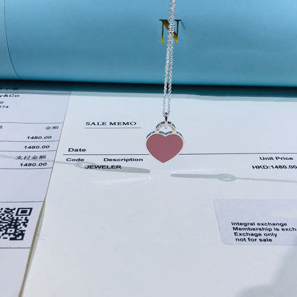 [Reverie Jewels]SMALL HEART TAG PENDANT STERLING SILVER