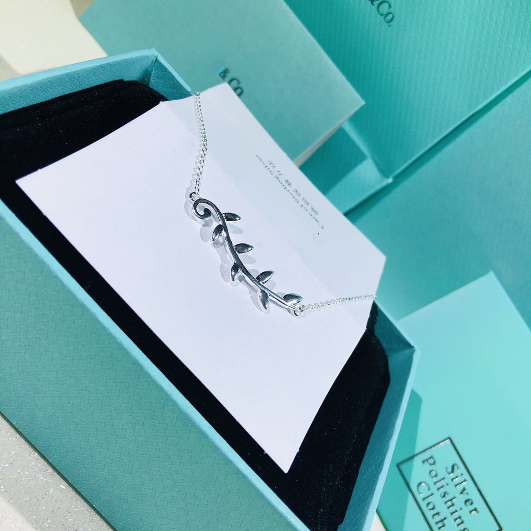 [Reverie Jewels]PALOMA PICASSO STERLING SILVER OLIVE BRANCH NECKLACE