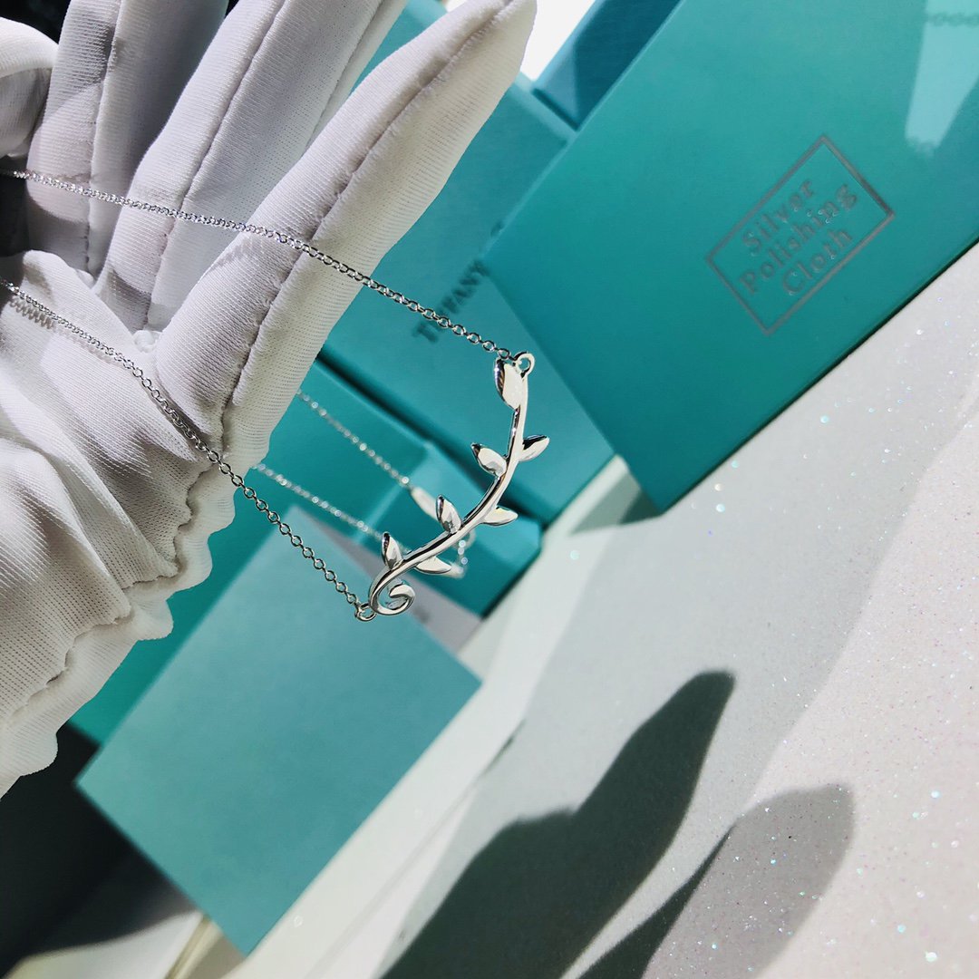 [Reverie Jewels]PALOMA PICASSO STERLING SILVER OLIVE BRANCH NECKLACE