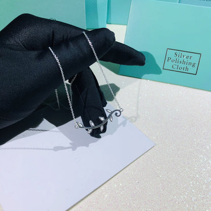 [Reverie Jewels]PALOMA PICASSO STERLING SILVER OLIVE BRANCH NECKLACE