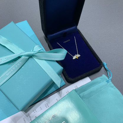 [Reverie Jewels]PAPER FLOWERS YELLOW DIAMOND FIREFLY PENDANT