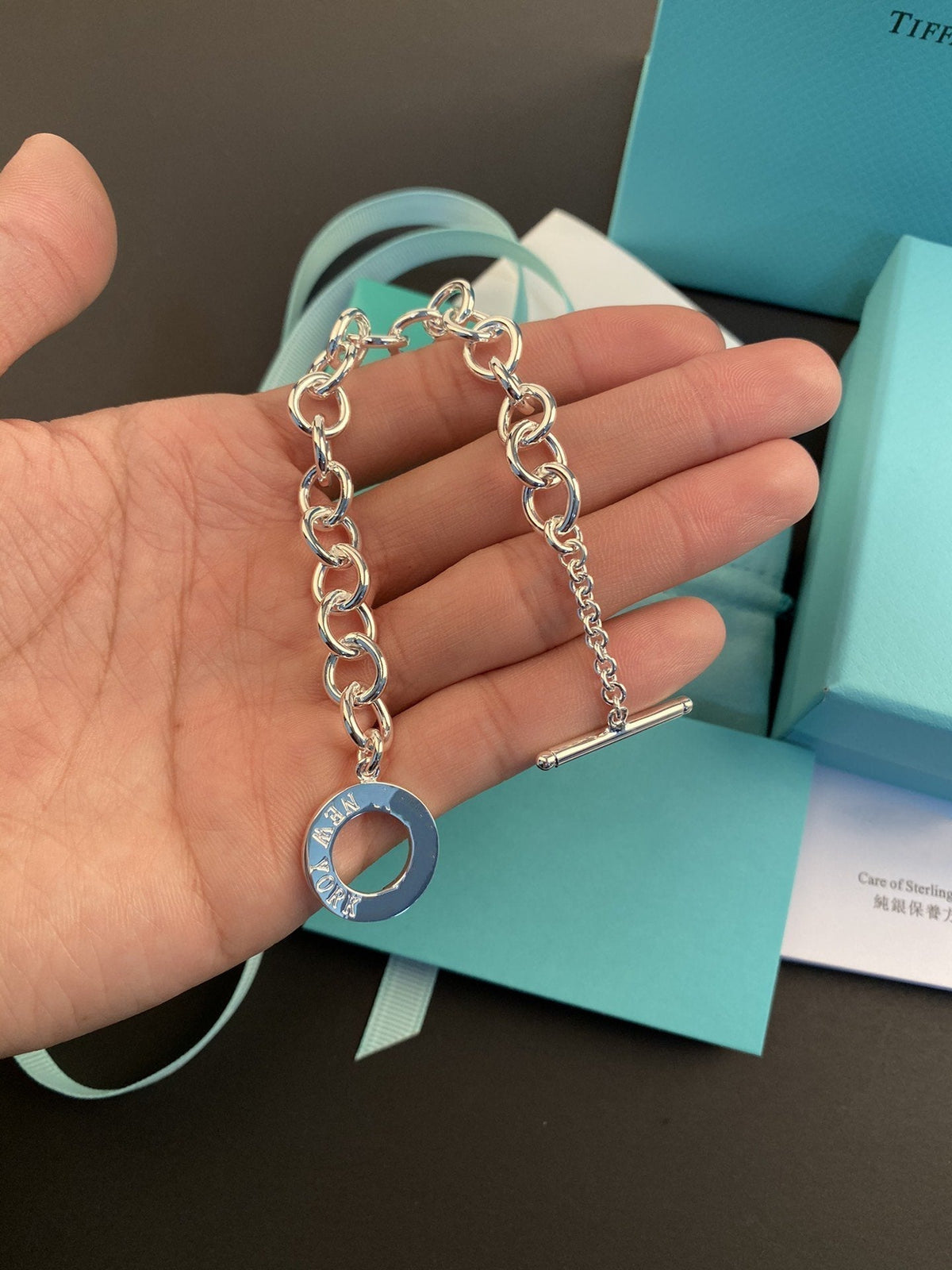 [Reverie Jewels]TOGGLE TAG BRACELET SILVER