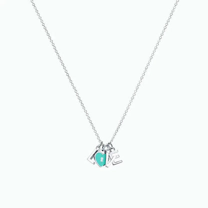 [Reverie Jewels]COLLAR LOVE PLATA NECKLACE