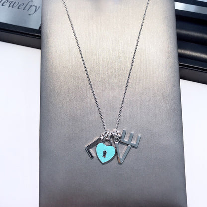[Reverie Jewels]COLLAR LOVE PLATA NECKLACE