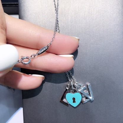 [Reverie Jewels]COLLAR LOVE PLATA NECKLACE