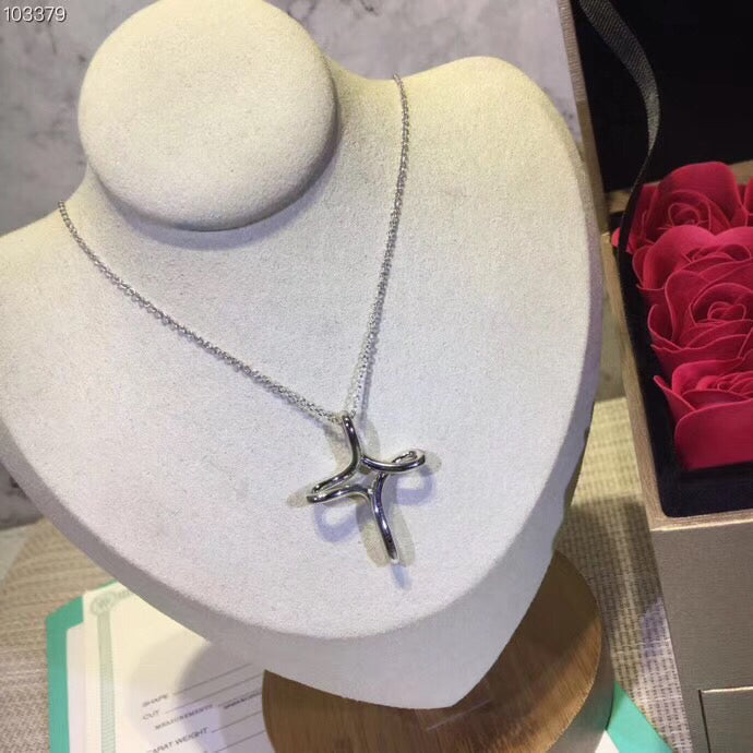 [Reverie Jewels]CROSS NECKLACE STERLING SILVER MATERIAL