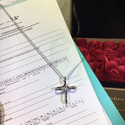 [Reverie Jewels]CROSS NECKLACE STERLING SILVER MATERIAL