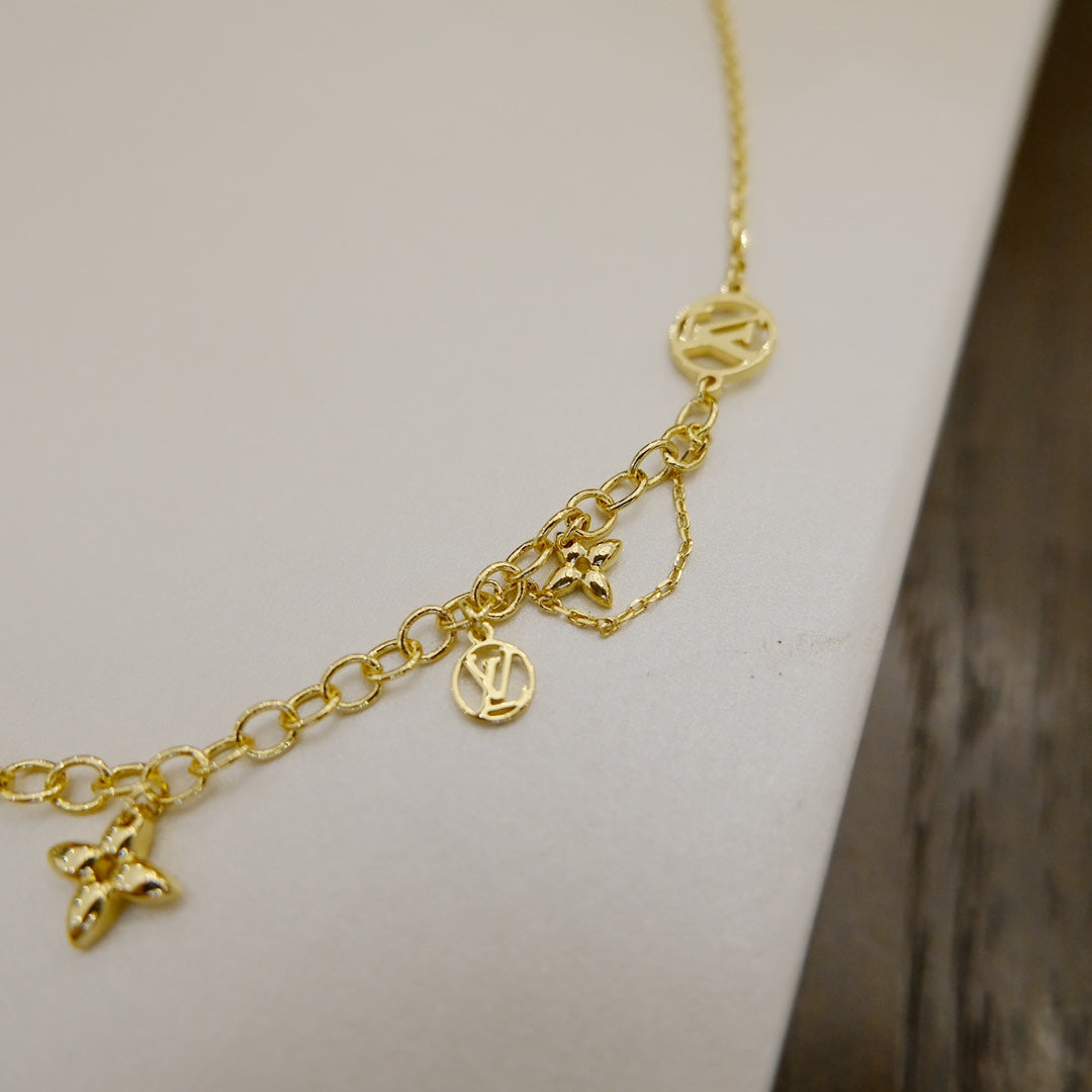 [⭐Reverie Jewels]BLOOMING SUPPLE NECKLACE BRASS