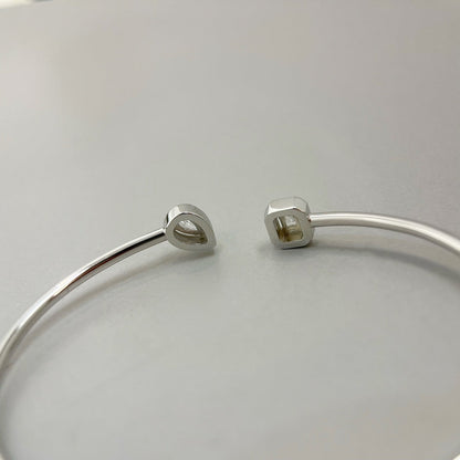 [⭐Reverie Jewels]JONC FLEX MY TWIN TOI & MOI SILVER DIAMOND BRACELET