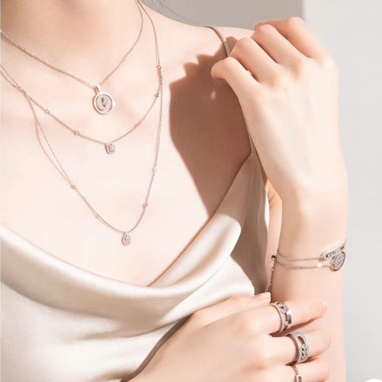 [⭐Reverie Jewels]Demo MOVER PM PAVED NECKLACE
