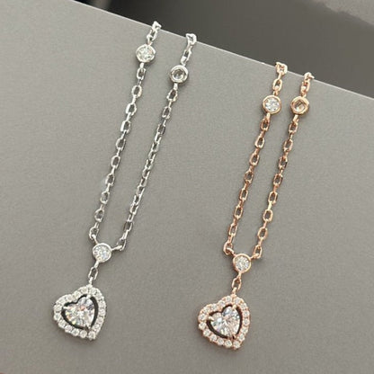 [⭐Reverie Jewels]JOY HEART DIAMOND NECKLACE