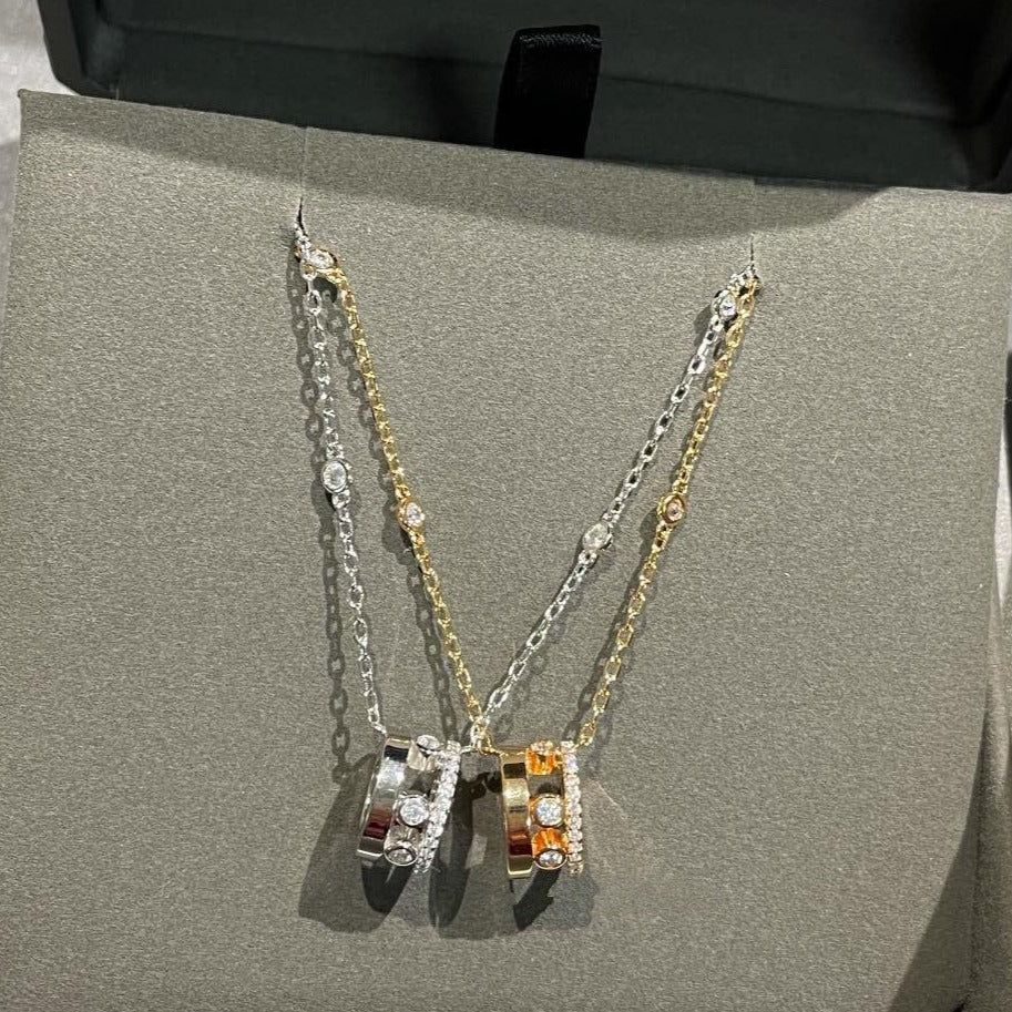 [⭐Reverie Jewels]CHAIN MOVE ROMANE PEDAND NECKLACE