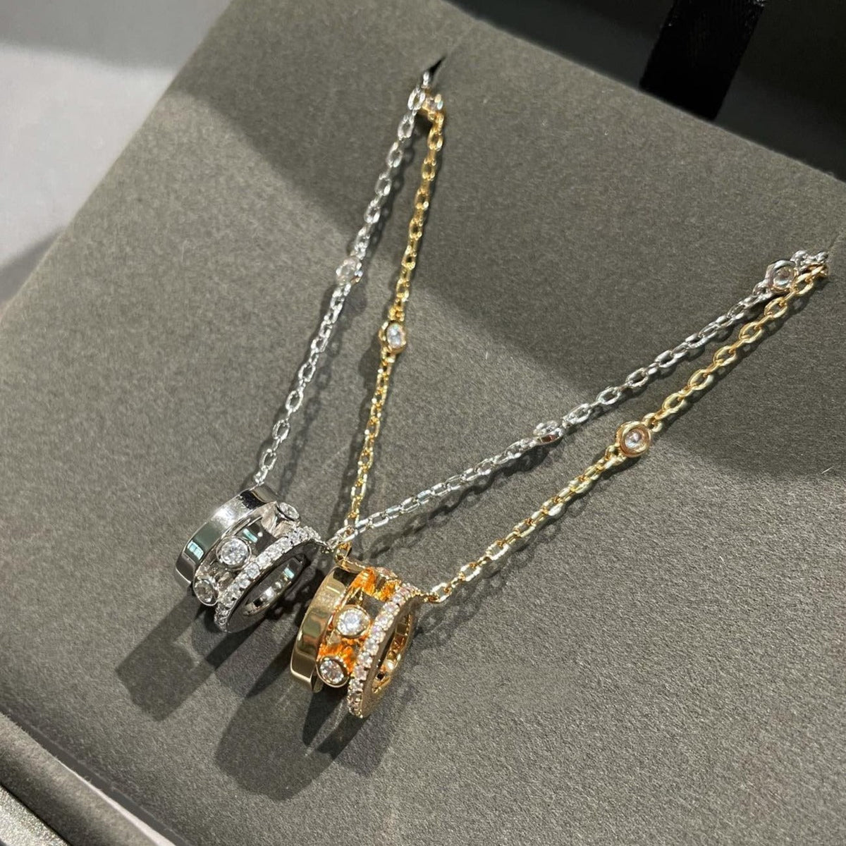 [⭐Reverie Jewels]CHAIN MOVE ROMANE PEDAND NECKLACE