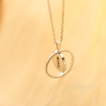 [⭐Reverie Jewels]Demo MOVE MM SILVER DIAMOND NECKLACE