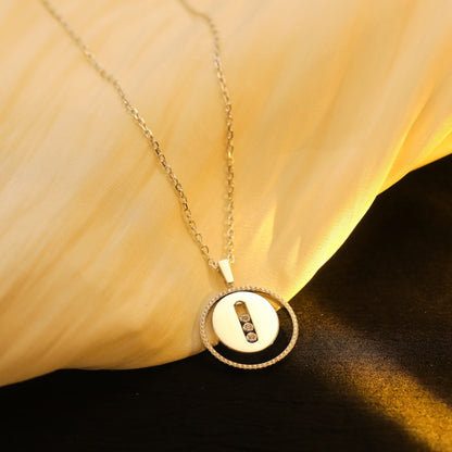 [⭐Reverie Jewels]Demo MOVE MM SILVER DIAMOND NECKLACE