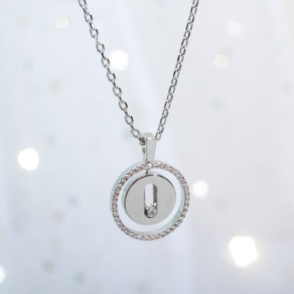 [⭐Reverie Jewels]Demo MOVE PM NECKLACE SILVER DIAMOND