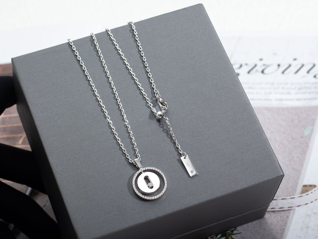 [⭐Reverie Jewels]Demo MOVE PM NECKLACE SILVER DIAMOND