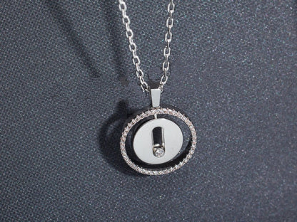 [⭐Reverie Jewels]Demo MOVE PM NECKLACE SILVER DIAMOND
