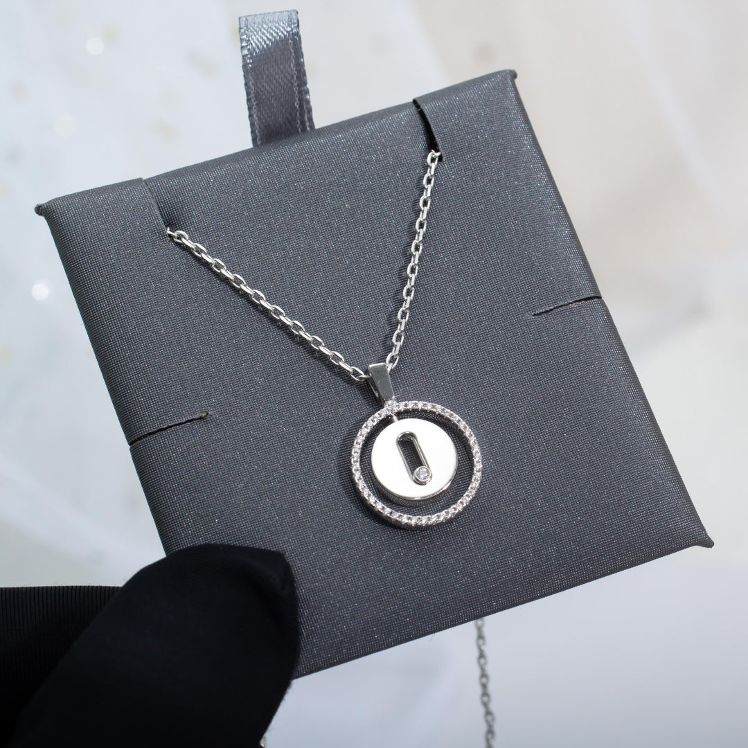 [⭐Reverie Jewels]Demo MOVE PM NECKLACE SILVER DIAMOND