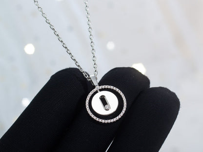 [⭐Reverie Jewels]Demo MOVE PM NECKLACE SILVER DIAMOND