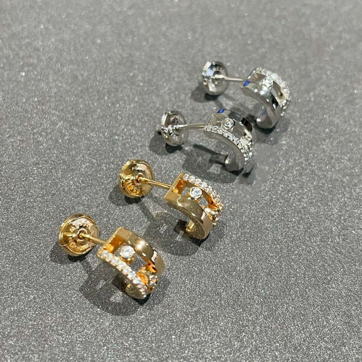 [⭐Reverie Jewels]MOVE ROMANE EARRINGS DIAMOND