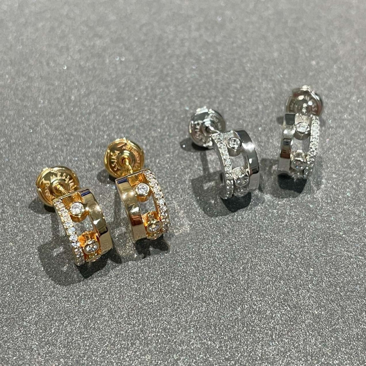 [⭐Reverie Jewels]MOVE ROMANE EARRINGS DIAMOND