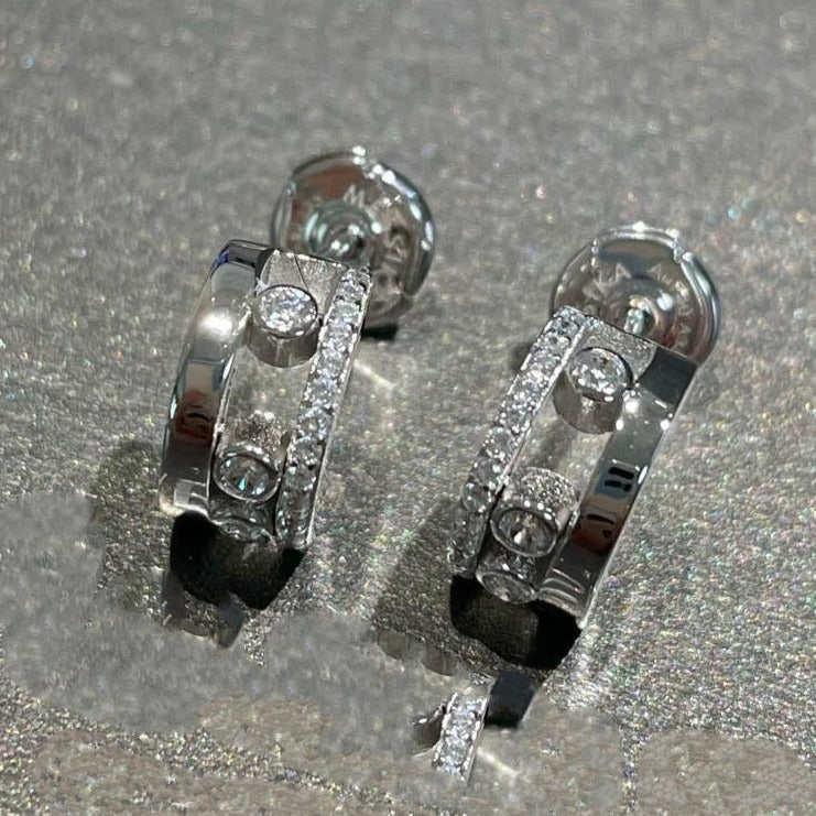 [⭐Reverie Jewels]MOVE ROMANE EARRINGS DIAMOND