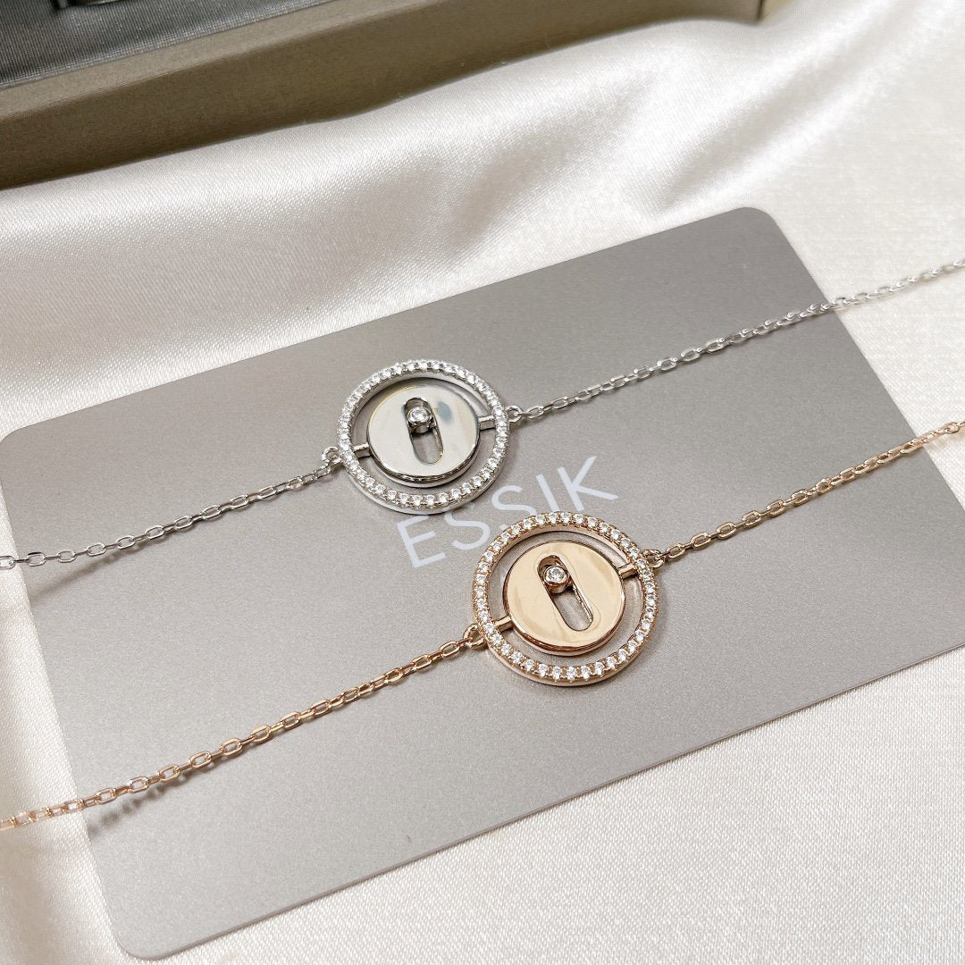 [⭐Reverie Jewels]Demo MOVE PAVED DIAMOND BRACELET
