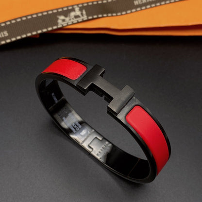 [⭐Reverie Jewels]CLIC HM SO BLACK RED BRACELET
