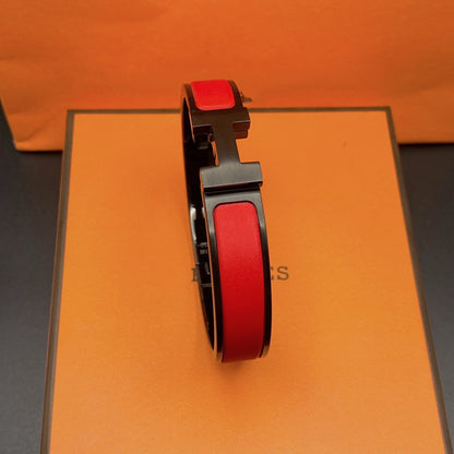 [⭐Reverie Jewels]CLIC HM SO BLACK RED BRACELET