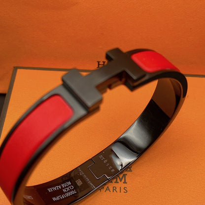 [⭐Reverie Jewels]CLIC HM SO BLACK RED BRACELET