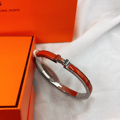 [⭐Reverie Jewels]CLASSIC HM CLIC RED 8MM ENAMEL BRACELET