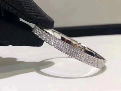 [⭐Reverie Jewels]HM KELLY BRACELET IN SILVER AND FULL PAVE DIAMOND