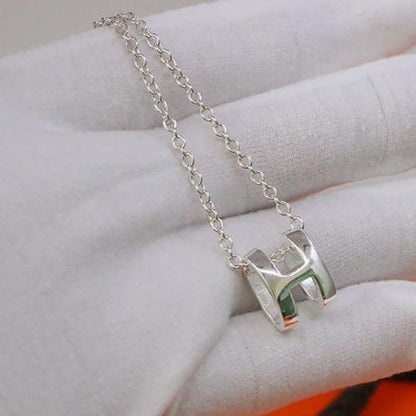 [⭐Reverie Jewels]HM NECKLACE H LETTER OVAL SERIES