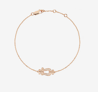 [⭐Reverie Jewels]FORCE 10 FULL DIAMOND BUCKLE CHAIN LINK MINI MODEL