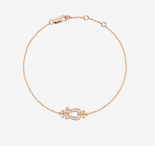 [⭐Reverie Jewels]FORCE 10 FULL DIAMOND BUCKLE CHAIN LINK MINI MODEL