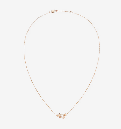 [⭐Reverie Jewels]FORCE 10 DIAMOND PINK GOLD NECKLACE MINI MODEL
