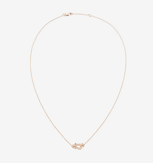 [⭐Reverie Jewels]FORCE 10 DIAMOND PINK GOLD NECKLACE MINI MODEL