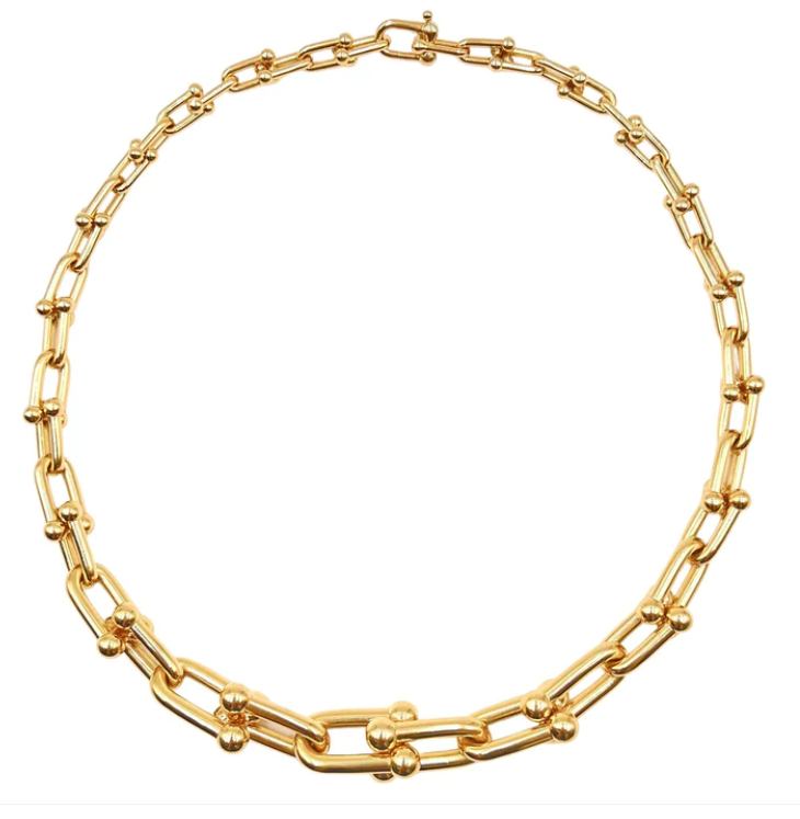 [Reverie Jewels]HARDWEAR PINK GOLD CHOKER