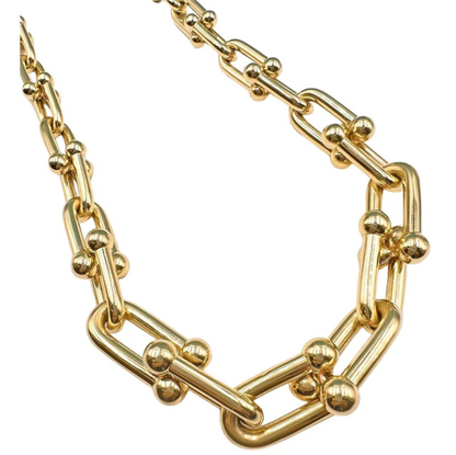 [Reverie Jewels]HARDWEAR PINK GOLD CHOKER