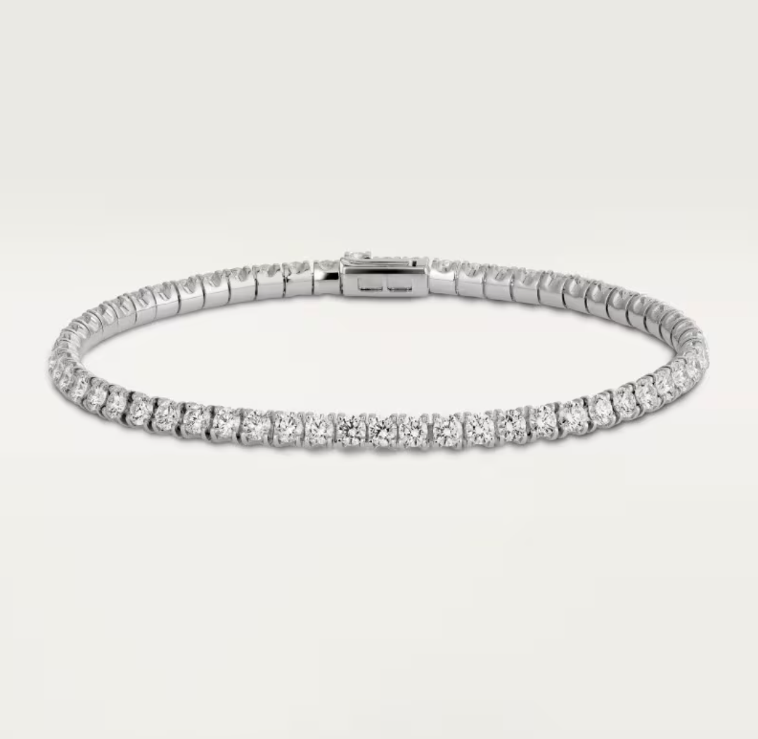 [⭐Reverie Jewels]  CLASSIC BASEBALL BRACELAT, 52 DIAMOND