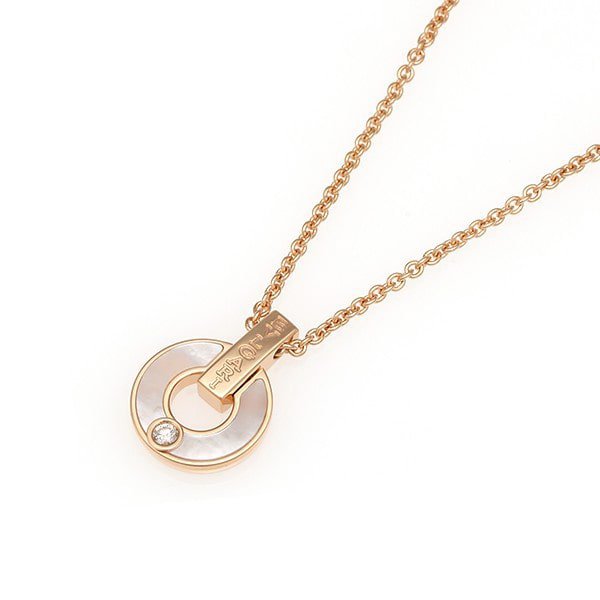 [⭐Reverie Jewels]GARI NECKLACE PINK GOLD MOP