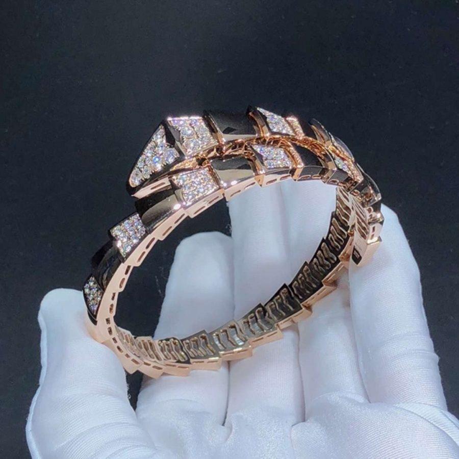 [⭐Reverie Jewels]SERPENTI BRACELET PINK GOLD DIAMOND