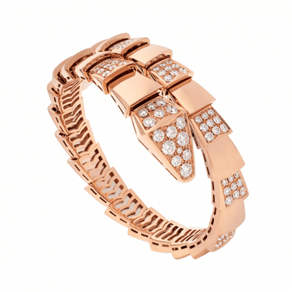 [⭐Reverie Jewels]SERPENTI BRACELET PINK GOLD DIAMOND